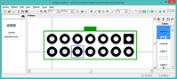 Creating the JTAG pattern in DipTrace.