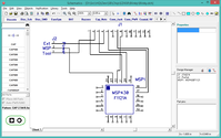 JTAG power selector schematic in DipTrace.