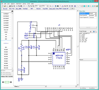 EZ430 DipTrace schematic power RC filter