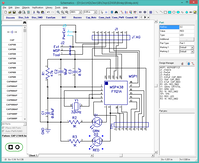 EZ430 DipTrace schematic LED