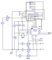 EZ430 DipTrace schematic BlinkMtr01