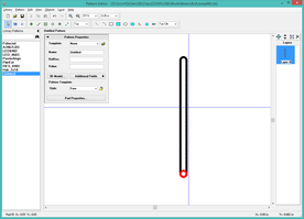 DipTrace component pattern precise pad placement error.