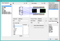 DipTrace component editor A3967SLB attached pattern with thermal heat sink.