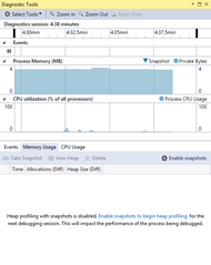 NetMon memory usage.