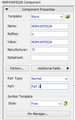 CtrlMtr MSP430F5528 DipTrace component editor