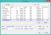 MSP430F5528 DipTrace Component editor pin manager