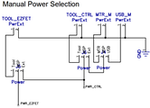 CtrlMtr manual power selection schematic