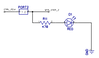 DipTrace schematic bridging two nets.