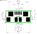 microUSB pad pattern