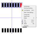 DipTrace: Renumbering a row of pads.