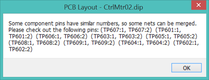 DipTrace Layout merging nets