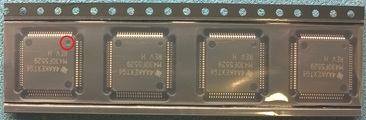 MSP430F5529 in the tape.