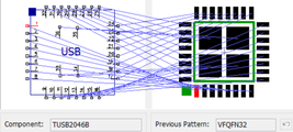 TUSB2046B pattern.