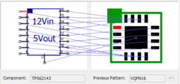 TSP62143-VQFN16 pattern