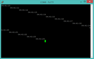 5529 serial output via USB/COM8.