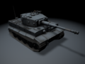 Tiger tank model